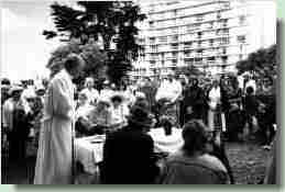 Mass at the Lafayette Park